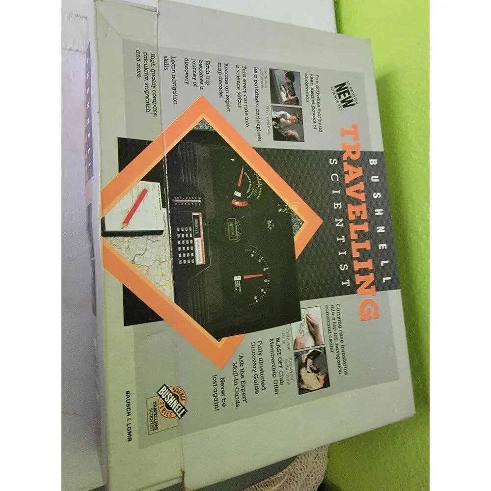 Bushnell Traveling Scientist Kit Vintage 1989 Kids Science Playset Learning Set
